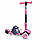 Трьохколісний самокат Ricokids Todi рожевий для дітей балансувальний 3в1 з Led, фото 6