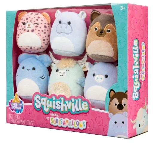 Набір іграшок Jazwares Squishville Varsity Squad Squishmallows Mini Plush 6-pack