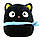 Squishmallows Sanrio Hello Kitty маскотка чорний котик Chococat 20 см, фото 3