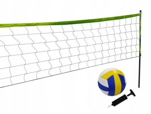 Сітка для волейболу Active Hobby 3841 6 м шт. 2 для бадмінтону 6м комплект з м'ячем