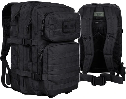 Рюкзак Mil-tec Assault 20-40 чорний пакунок 36 Large Pack