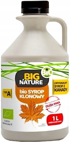 Кленовий сироп Big Nature 1000 мл біо з канади від різних брендів 1л