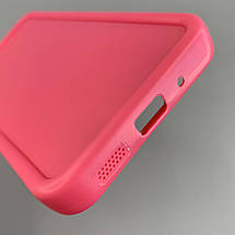 Чохол для Xiaomi Redmi 9A силіконовий чохол з великими бортиками на телефон сяомі редмі 9а малиновий n5v, фото 5
