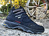 Спортивні шкіряні черевики, кросівки термо Salomon Contagrip Gore-Tex Denim, фото 3