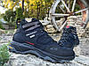 Спортивні шкіряні черевики, кросівки термо Salomon Contagrip Gore-Tex Denim, фото 6