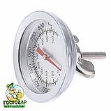 Термометр для гриля, мангала, тандира, барбекю, коптильні, духовки зі щупом 4,2 см (500 °C), фото 4