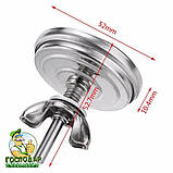 Термометр для гриля, мангала, тандира, барбекю, коптильні, духовки зі щупом 4,2 см (500 °C), фото 2