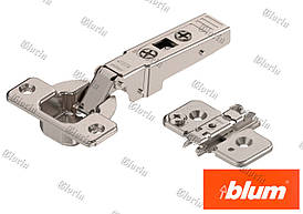 Завіса Blum Clip-Top без пружини для профільних дверей накладна 70T9550