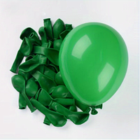 Повітряні кулі зелений пастель Gemar Італія 13 см 10 шт.