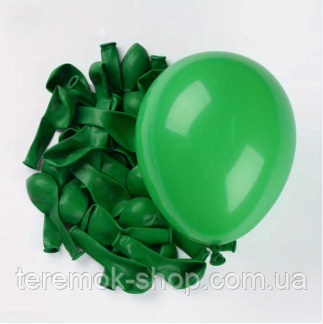 Повітряні кулі зелений пастель Gemar Італія 13 см 10 шт. - фото 1 - id-p780143372