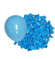 Набір повітряних латексних кульок пастель блакитний 13 см 5» 10 шт Gemar Італія