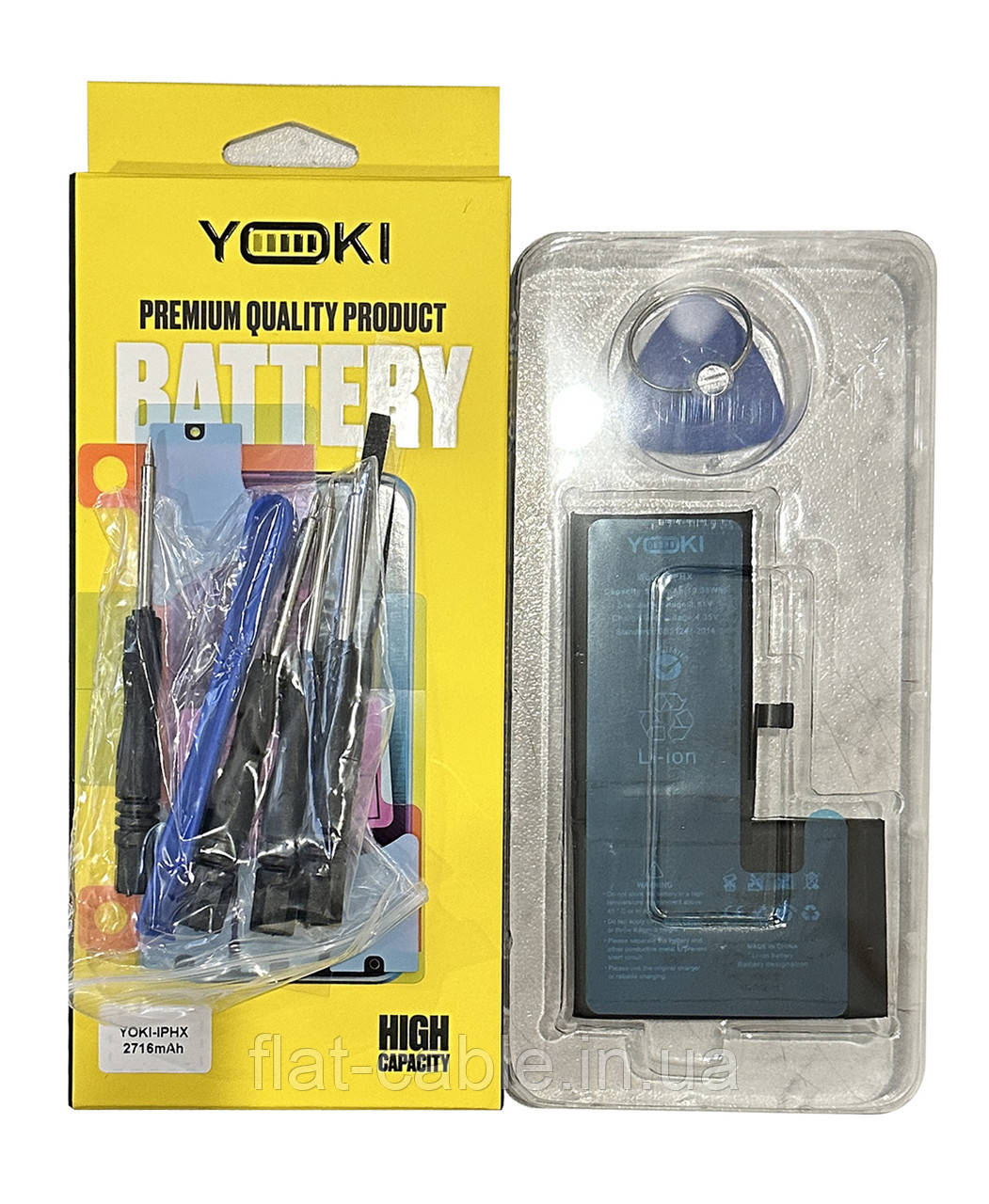 Батарея (акумулятор) для iPhone X (Yoki) 2716 mAh