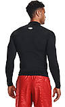 Лонгслів UA HG Armour Comp Mock LS чорний Чол XXL, фото 3