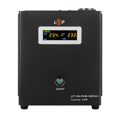 ДБЖ з правильною синусоїдою 12V LPY-W-PSW-500VA+(350Вт)5A/10A, фото 1