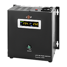 ДБЖ з правильною синусоїдою 12V LPY-W-PSW-500VA+(350Вт)5A/10A, фото 4