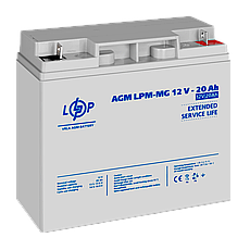 Акумулятор мультигелевий LPM-MG 12V - 20 Ah, фото 5
