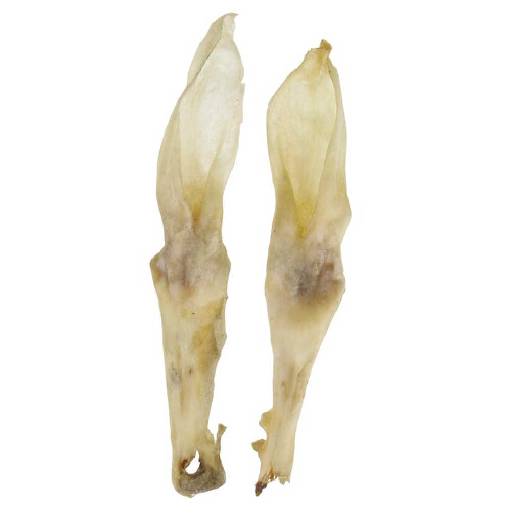 Натуральні ласощі для собак вухо кролика сушені кальциновані TatraPet 20 г/20 см, фото 1