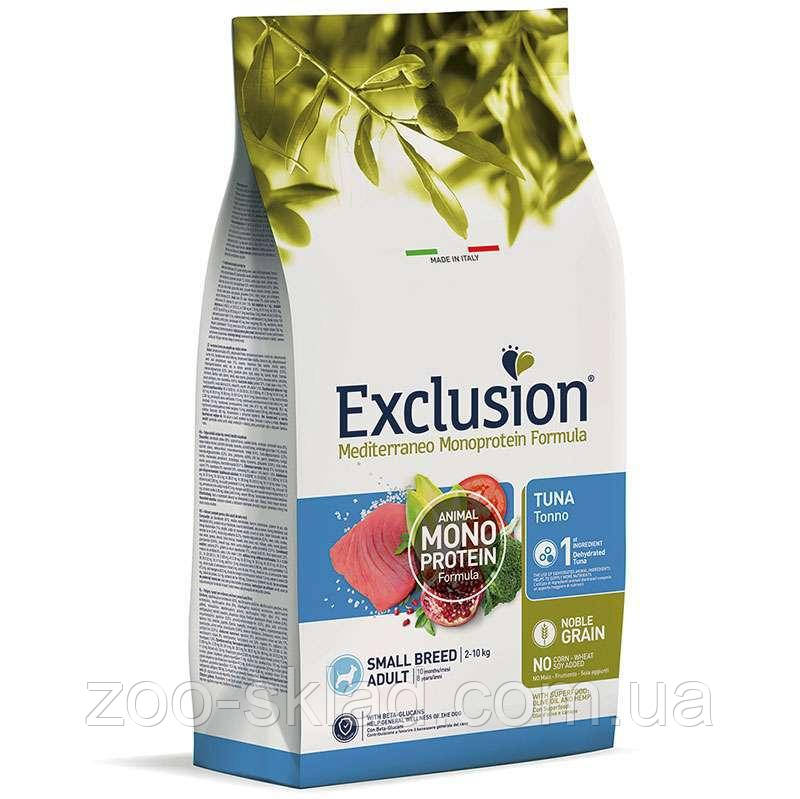 Exclusion DOG Adult Small Breed Tuna для дорослих собак дрібних порід з тунцем 2кг 05165