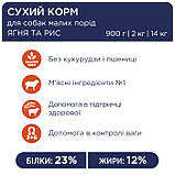 Клуб 4 Лапи DOG Adult Small Breeds Lamb & Rice для собак малих порід з ягням та рисом 2кг, фото 4