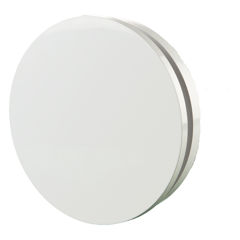 Вентиляційна решітка Вентс МВ 100 Солід Декор ДИСК біла