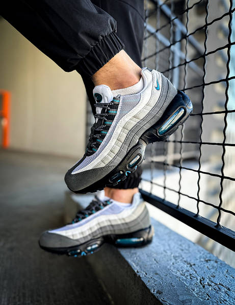 Nike Air Max 95 Grey Baltic Blue 95 Krosonavtik 2377539779