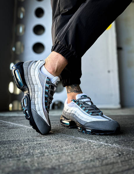 Nike Air Max 95 Grey Baltic Blue 95 Krosonavtik 2377539779