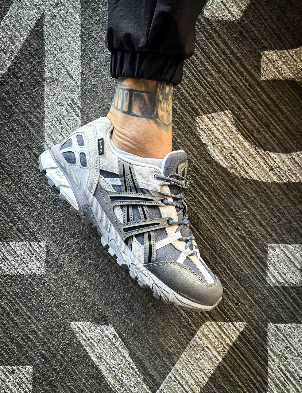 Зимові Чоловічі Кросівки Asics Gel-Sonoma 15-50 Gore-Tex Grey / Асікс Гел-Сонома 15-50 Гор Текс Сірі