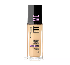 Тональна основа Maybelline Fit Me Luminous & Smooth, тон 118 30 мл