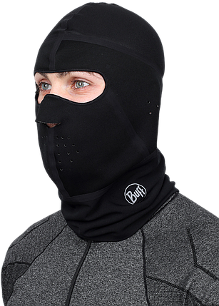 Вітрозахисна балаклава Buff Cross Tech, M/L (Solid Black), фото 1