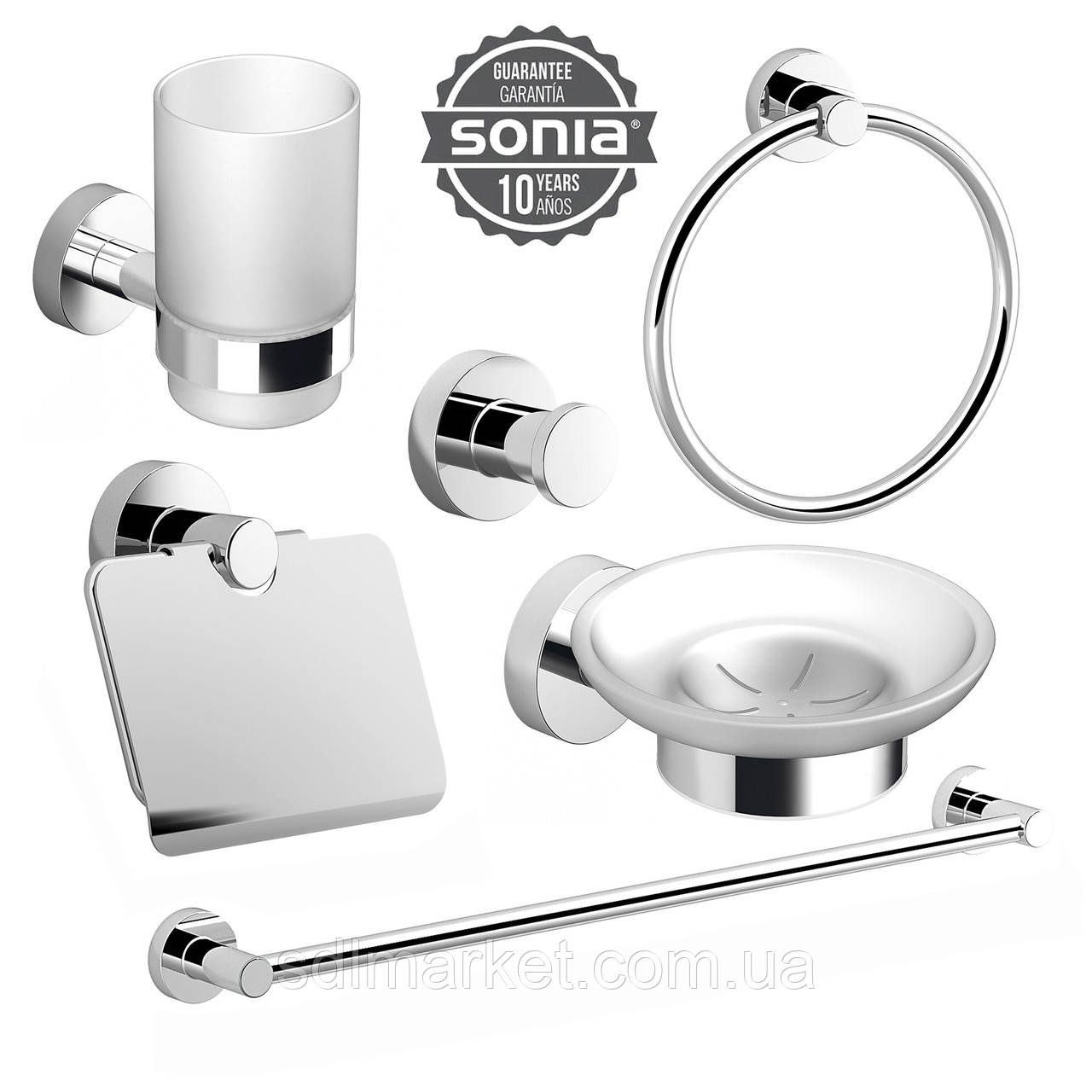 Набір аксесуарів для ванної SONIA ASTRAL KIT (6 предметів) 181285, фото 1