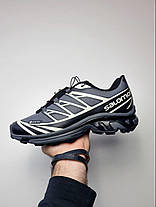 Зимові Чоловічі Кросівки Salomon XT-6 Advanced Gore-Tex Grey / Саломон ХТ-6 Адванст Гор Текс Сірі з Чорним, фото 4