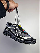 Зимові Чоловічі Кросівки Salomon XT-6 Advanced Gore-Tex Grey / Саломон ХТ-6 Адванст Гор Текс Сірі з Чорним, фото 3