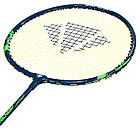 Ракетка для бадмінтону професійна в чохлі CARLTON DL13027083 AEROBLADE 700 BLUE G6 HH NF кольори в асорті, фото 6