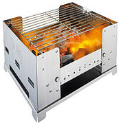 Гриль на вугіллі Esbit BBQ300S, Сірий,