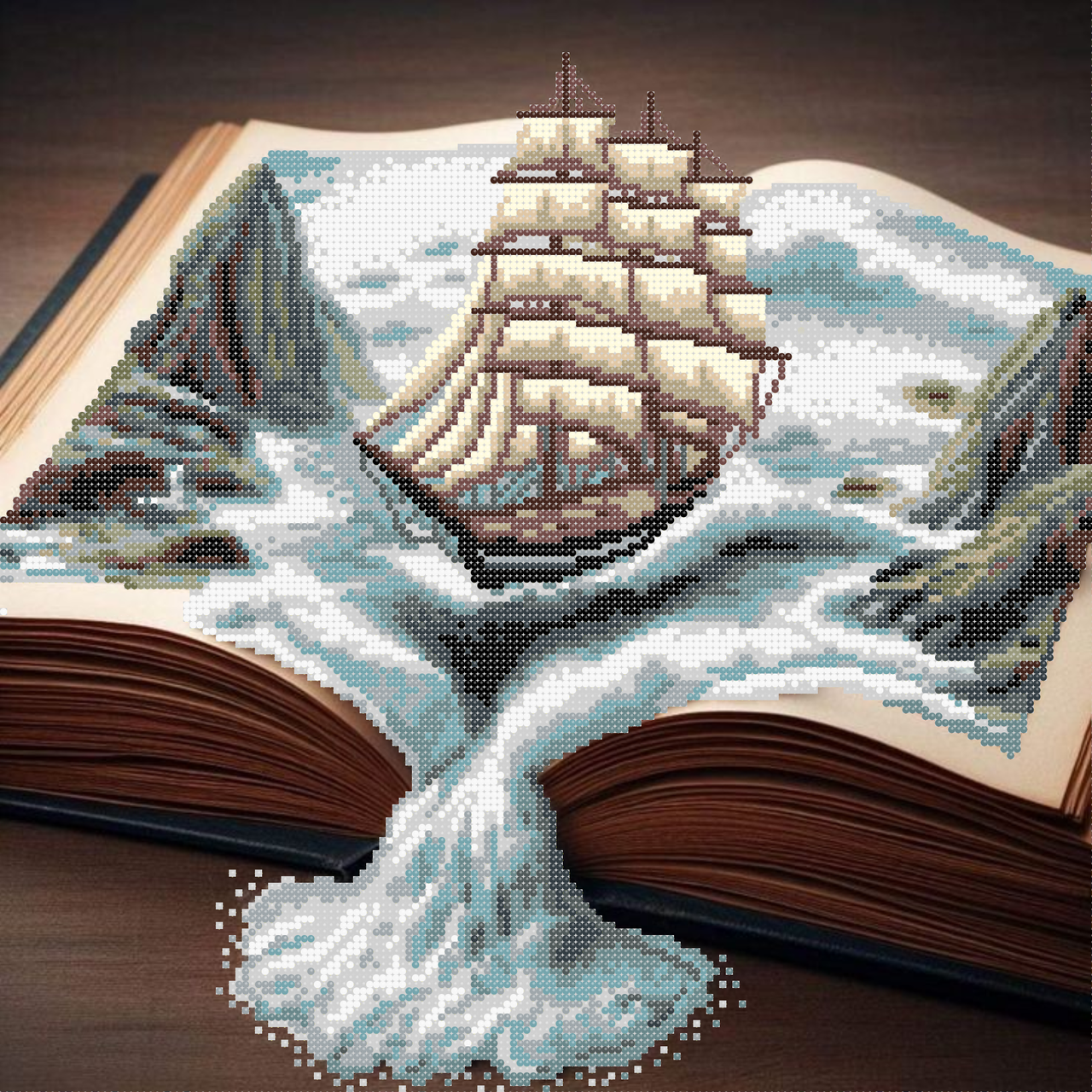 Схема для вишивки бісером ,, Книга . Морська Фантазія ,, Сб-3-105