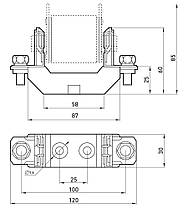 Тримач запобіжника e.fuse.NT00.h, габарит 00, 160А, E.NEXT (i0760065), фото 3