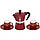 Набір кавоварка Bialetti на 3 чашки + 2 чашки Bialetti ART Deco Glamour 90 мл (оригінал), фото 3