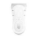 Унітаз підлоговий Qtap Grand Ultra Quiet безобідковий з сидінням Soft-close WHITE QT26228301W, фото 6