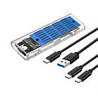 Promo Ціна! Кишеня зовнішня Dynamode M.2 SSD NVMe/SATA combo ч-з USB3.2 GEN2 Type-C (DM-CAD-SSD09) - тільки на ZaGrosh.com.ua