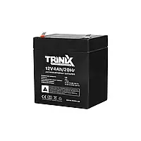 Trinix 12V4Ah/20Hr AGM Акумуляторна батарея 12 В 4 Аг свинцево-кислотна від DOM-Energy