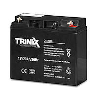Акумуляторна батарея 12 В 20 Аг Trinix 12 V20 Ah/20Hr Super Charge AGM свинцево-кислотна від DOM-Energy