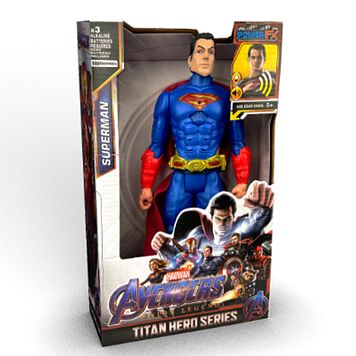 Фігурка Супермен Super Man "Супергерой. Месники" 29 см зі звуком і світлом