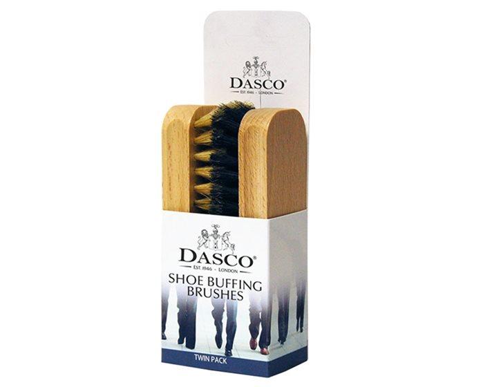 Набір щіток для взуття DASCO Twin Pack Bristle Shoe Brush, фото 1