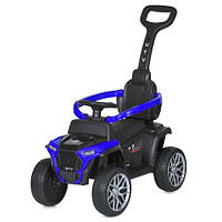 Машинка електрокар Bambi Racer M 4803EL-4 синя з LED-фарами каталка з музикою для катання на вулиці / DTL