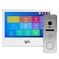 Комплект відеодомофона Light Vision: домофон 10" SINGAPORE (AI) FHD White та відеопанель RIO FHD Silver от