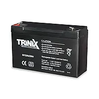 Акумуляторна батарея 6В 12Аг Trinix 6V12Ah/20Hr AGM свинцево-кислотна от DOM-Energy