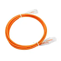 Патч-корд мережевий UTP / RJ45 / CAT6 / 0.5m / Orange / CU Dtech DT-CAT6eO / 0005 от DOM-Energy