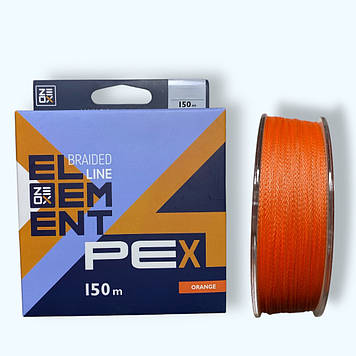 Шнур помаранчевий Zeox Element PE X4 150 м. OR 0.128