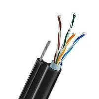 Кабель вита пара FTP CAT5E CU 0.5 LDPE Outdoor багатожильний дріт 7x0.45mm Kraft 305m от DOM-Energy
