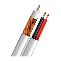 Кабель коаксіальний RG-59+2*0.5 CU 0.8mm Indoor Trinix 305m от DOM-Energy